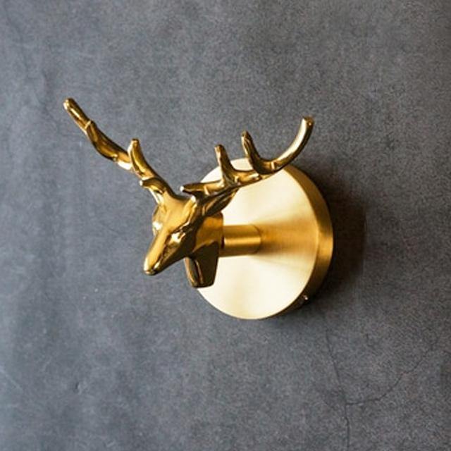 WallWonders - Stunning Brass Animal Hooks for Instant Wall Organization