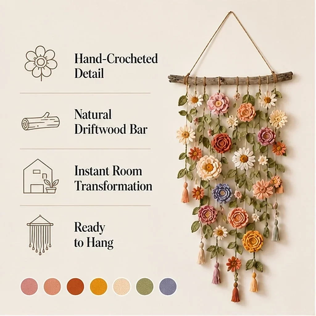 BohoCrochet - Instantly Warm, Cozy Walls