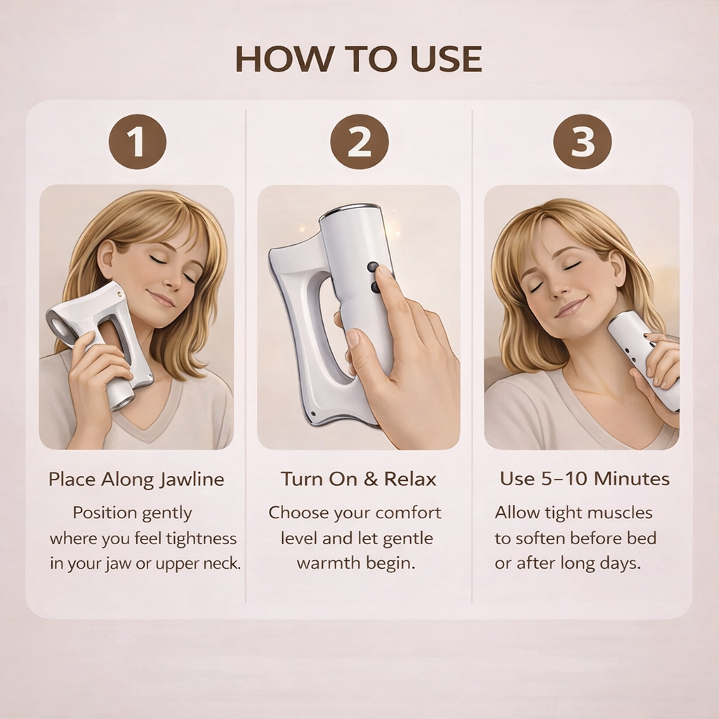 JawEase – Fast Relief from Jaw and Neck Tension in Minutes