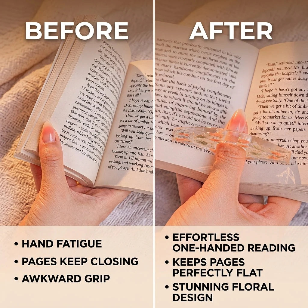 1+1 FREE | ReadBloom - Comfortable One-Handed Reading Enjoy Without Pain