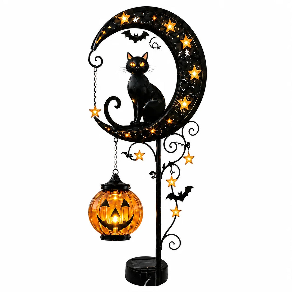 SpookySilhouette - Moon Pumpkin Garden Accessory