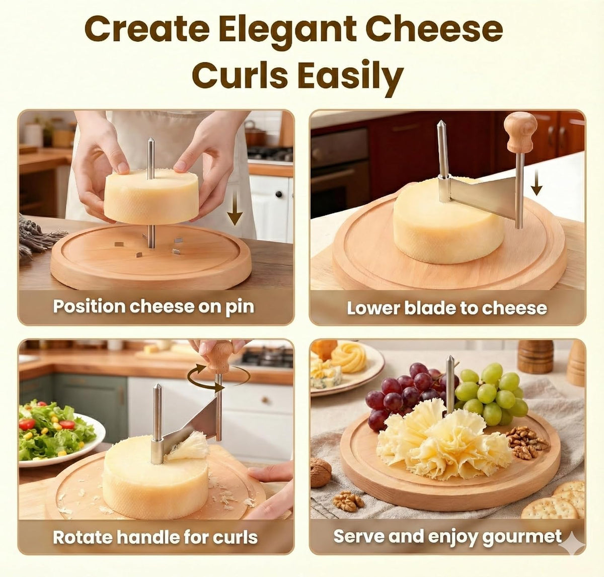RosiCheese - Instantly Create Stunning Gourmet Cheese Rosettes