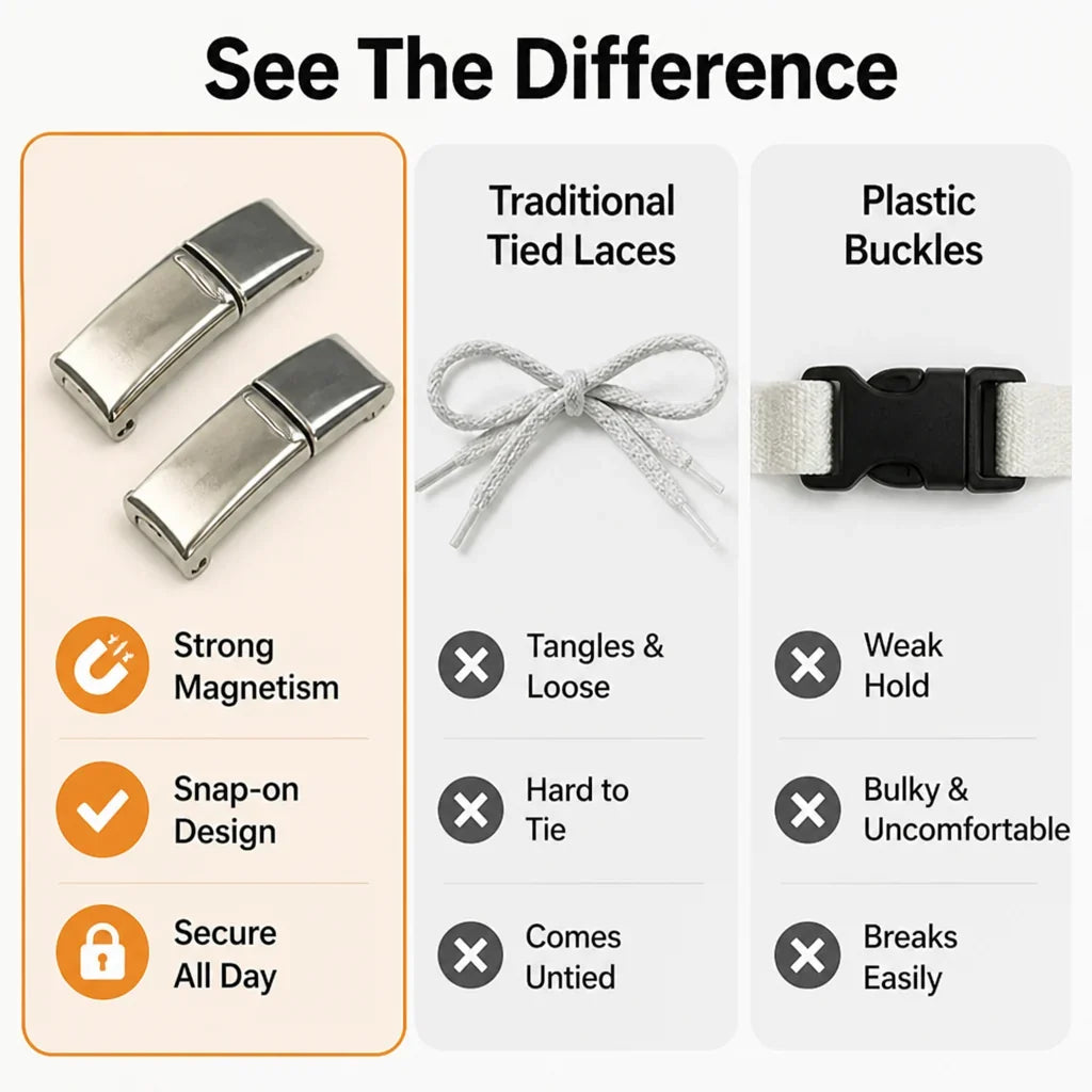 1+1 FREE | MagneticBuckle - Secure Shoes Instantly