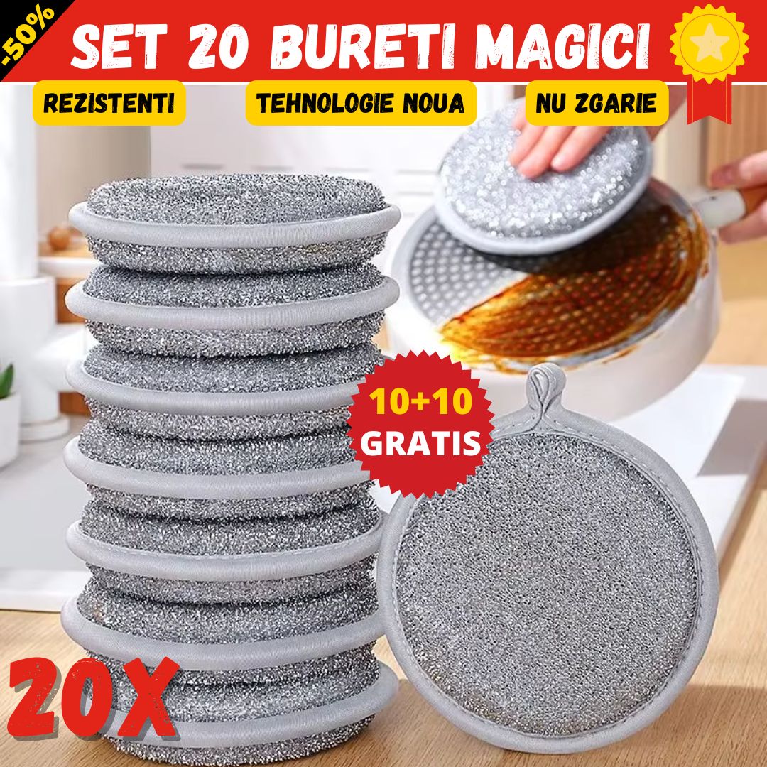 10+10 FREE | GreaseAwaySponge – Clean Effortlessly Twice as Fast
