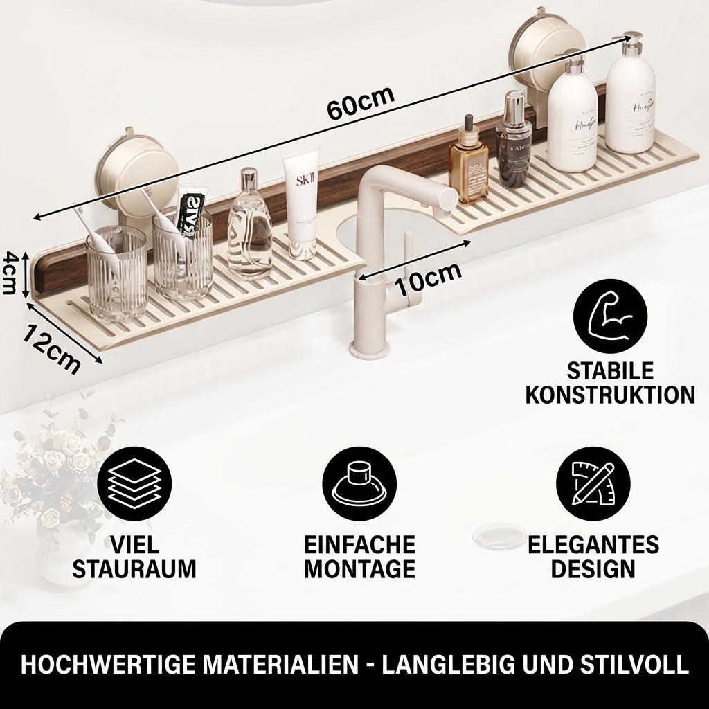 SuctionNest - Instantly Eliminate Bathroom Clutter Without Drilling Walls