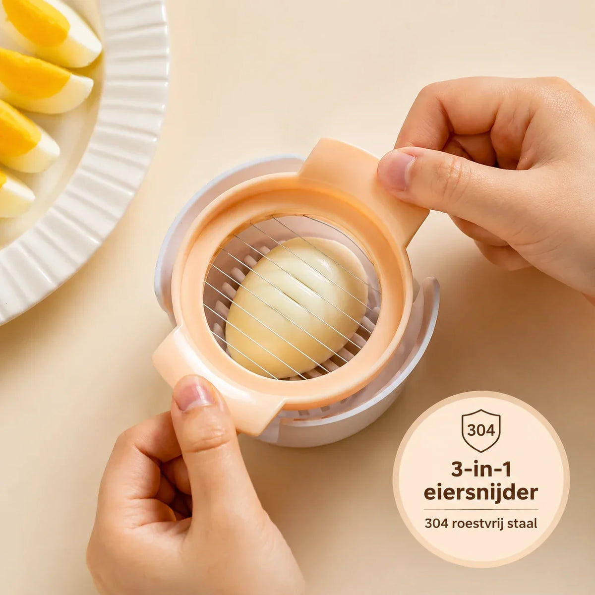 Egg-nial - Perfectly sliced eggs every time