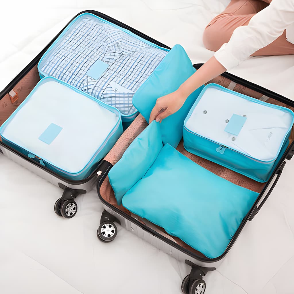 3+3 FREE | TravelOrganizer - Organize Your Suitcase Perfectly! (Set of 6)