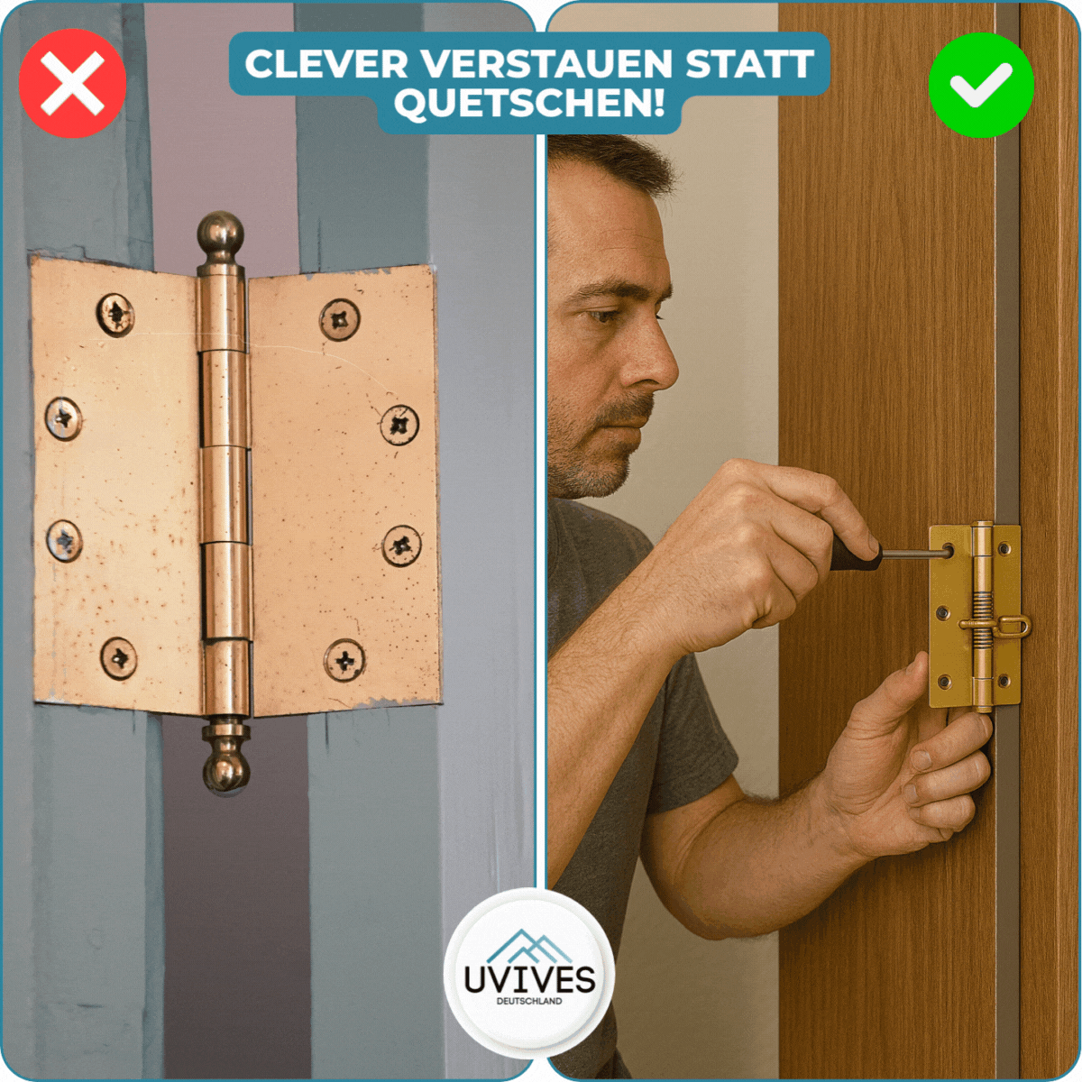 1+1 FREE | HingeGuard – Door closes softly & safely automatically