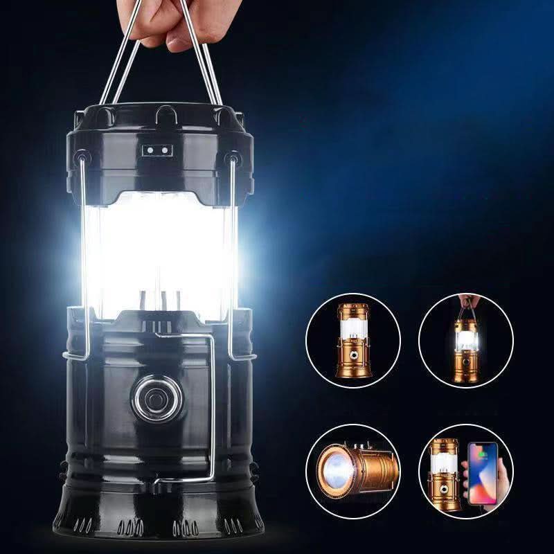 LumoGlide - Double Solar Lamp & Flashlight for Endless Outdoor Light