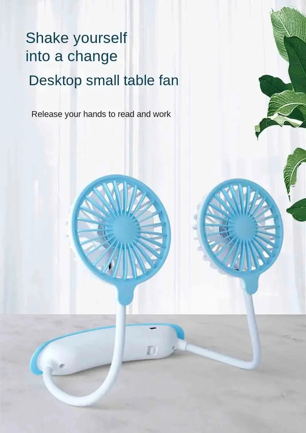 DoubleBreeze – Instant Hands-Free Cooling Wherever You Go