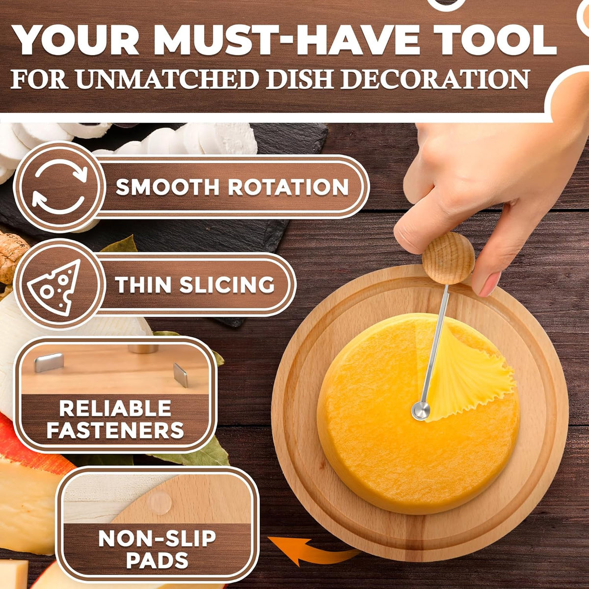 RosiCheese - Instantly Create Stunning Gourmet Cheese Rosettes