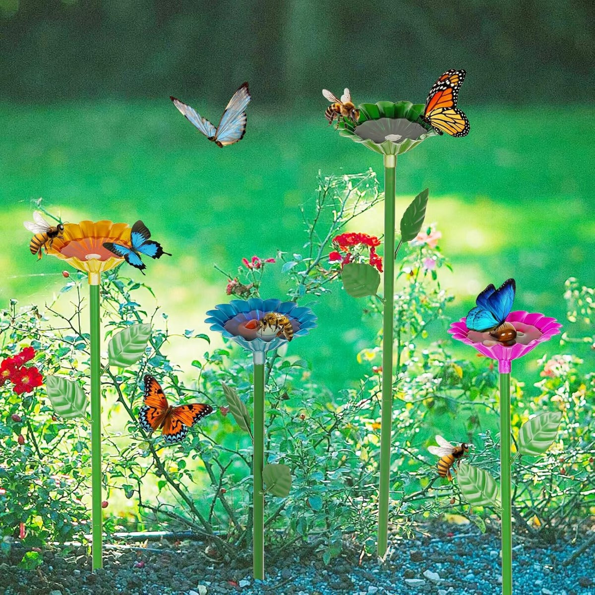 BloomNest - Attracts Bees & Butterflies with Refreshing Pollinator Oasis