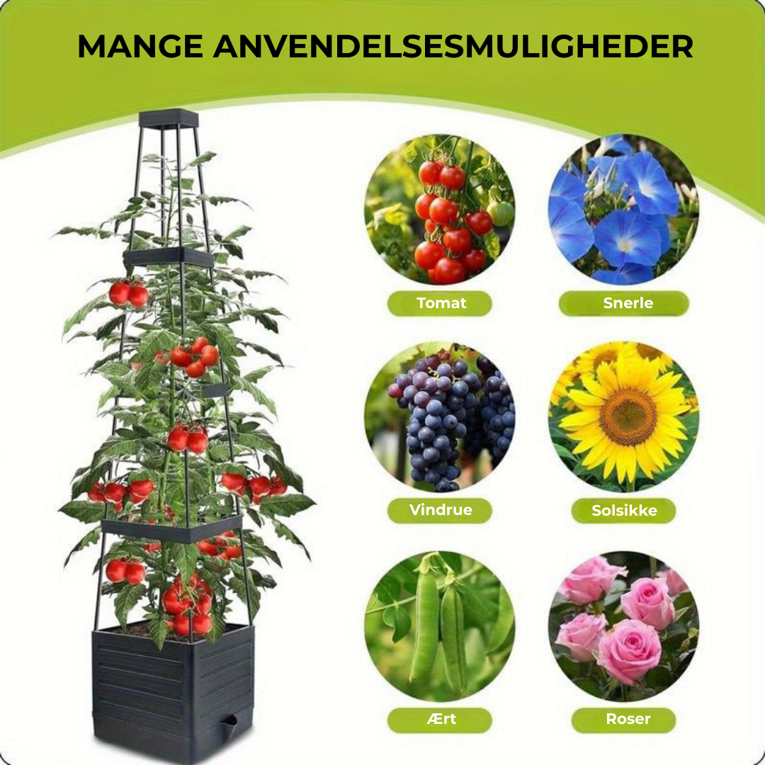 GrowUpTower - Easily Maximize Plant Growth in Small Spaces