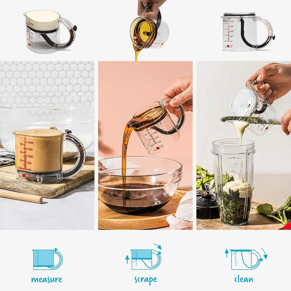 MeasurePerfect – 4-in-1 Measuring Cup for Precise Cooking