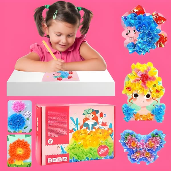 CraftivaKids - Ignite Creativity with Clean Fabric Art Fun