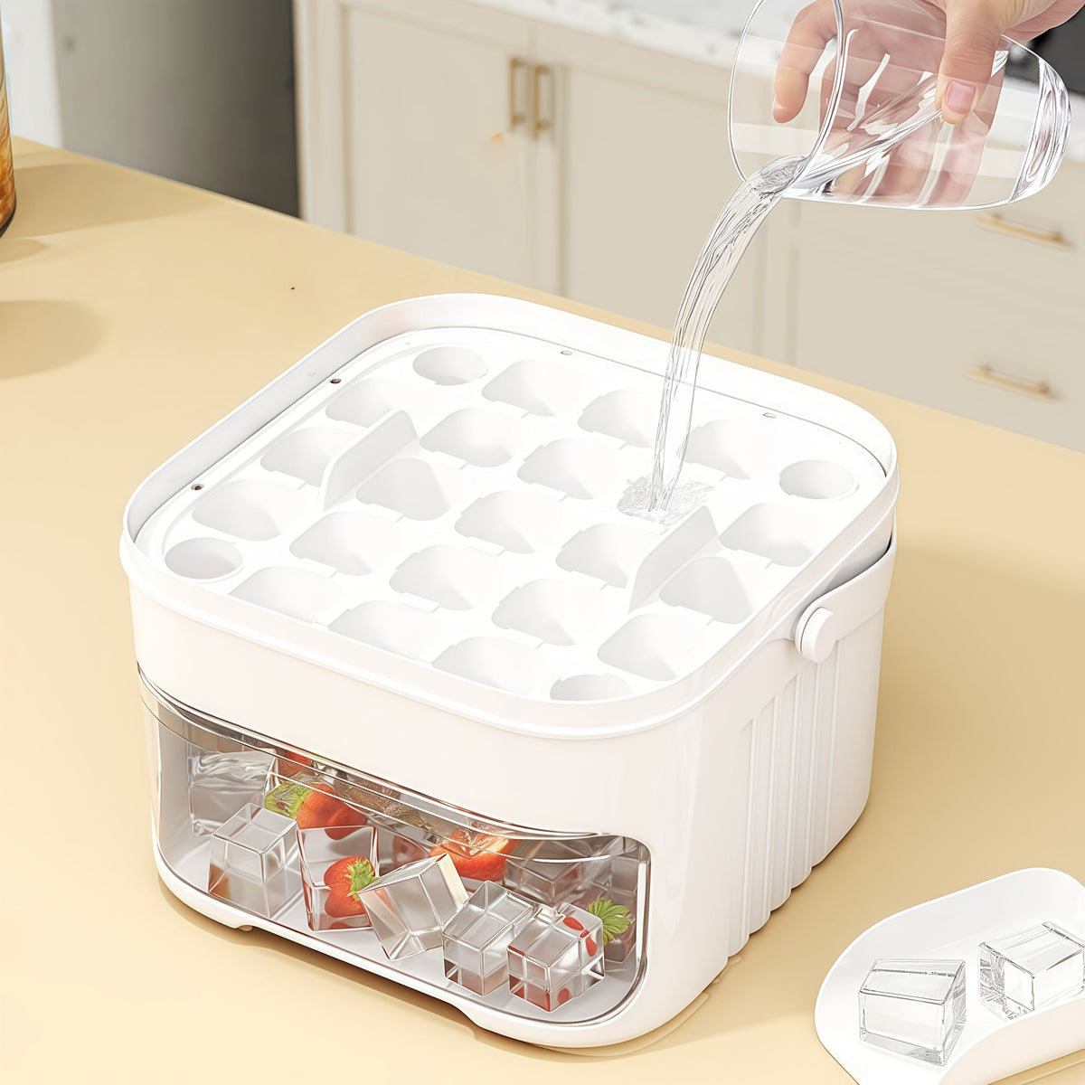 PushIce – Perfect Ice Cubes Released Effortlessly Every Time