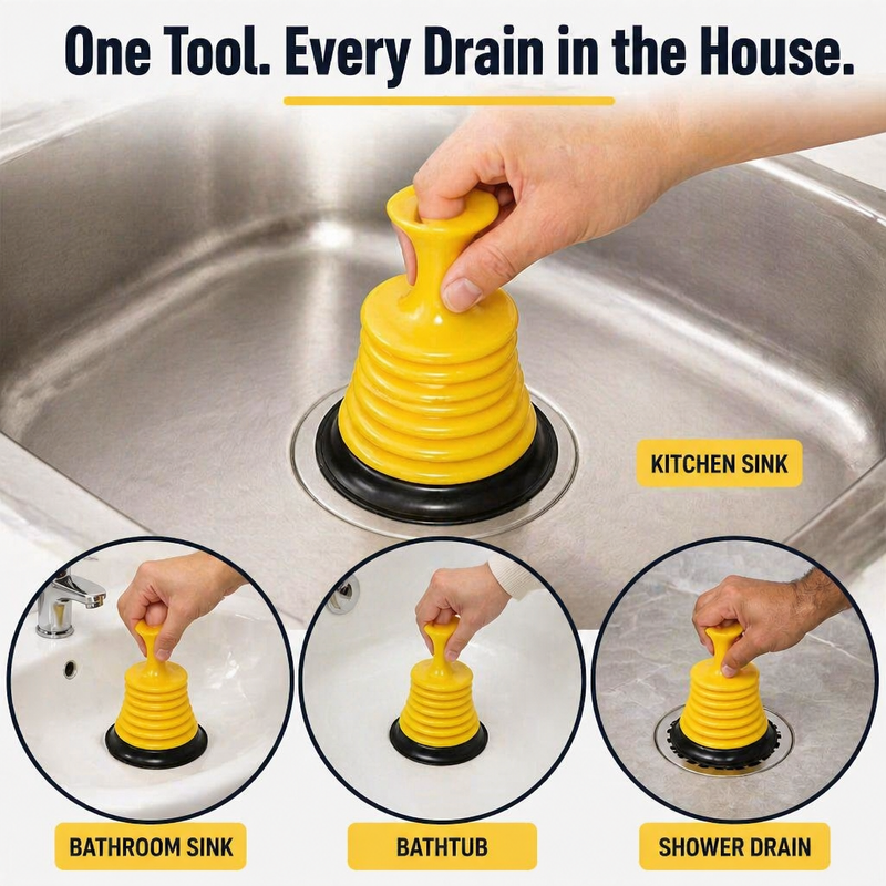 ClogCrush – Removes Stubborn Clogs Quickly Without Mess or Effort