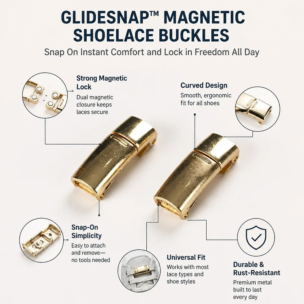 1+1 FREE | MagneticBuckle - Secure Shoes Instantly