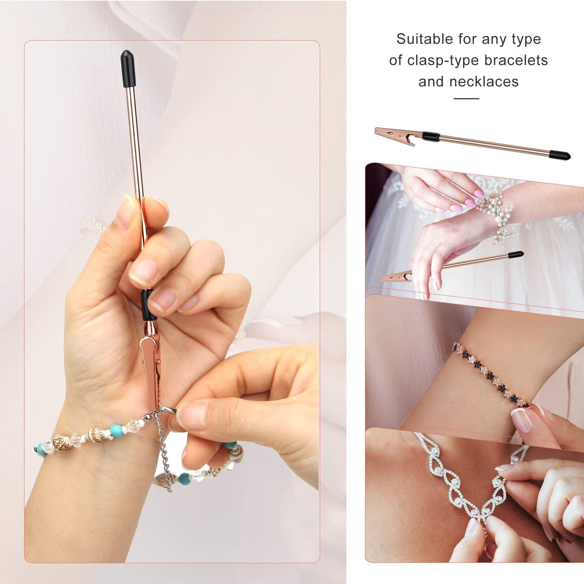 1+1 FREE | ClaspEase – Close Bracelets Solo, No More Struggle