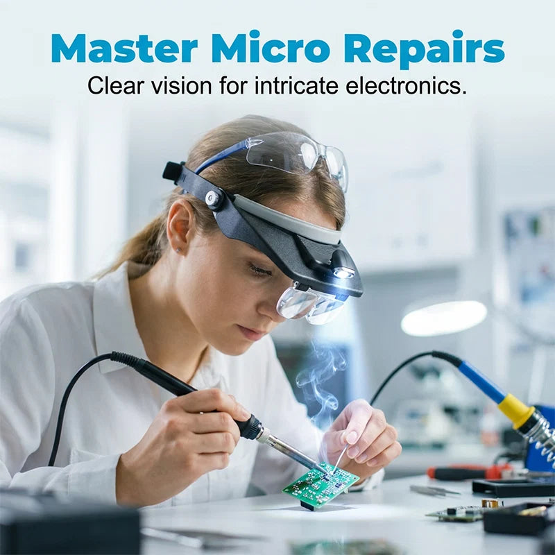 DetailScope – See tiny details hands-free with bright LED clarity