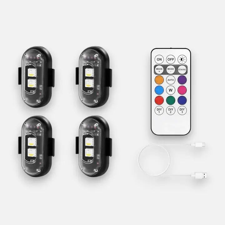 2+2 FREE | LumaStrobes – Wireless LED Lights Illuminate Any Room Instantly