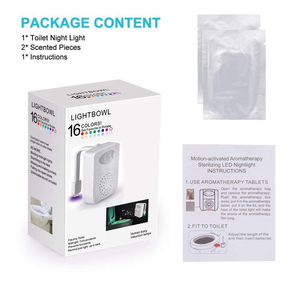 LumiClean – Colorful Toilet Light with UV Hygiene