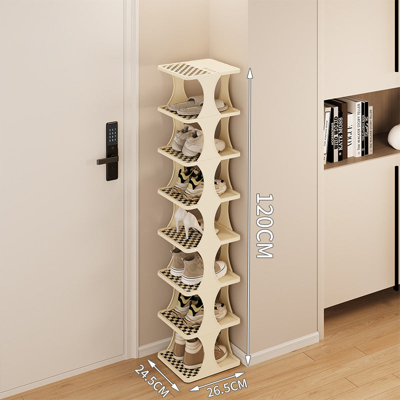 SpaceDrip – Instantly Clear Floors with Stackable Vertical Shoe Rack