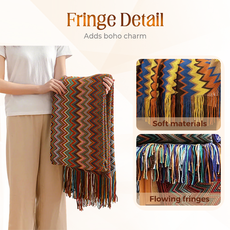 CasaLunaWeave – Boho Blanket That Combines Warmth and Style