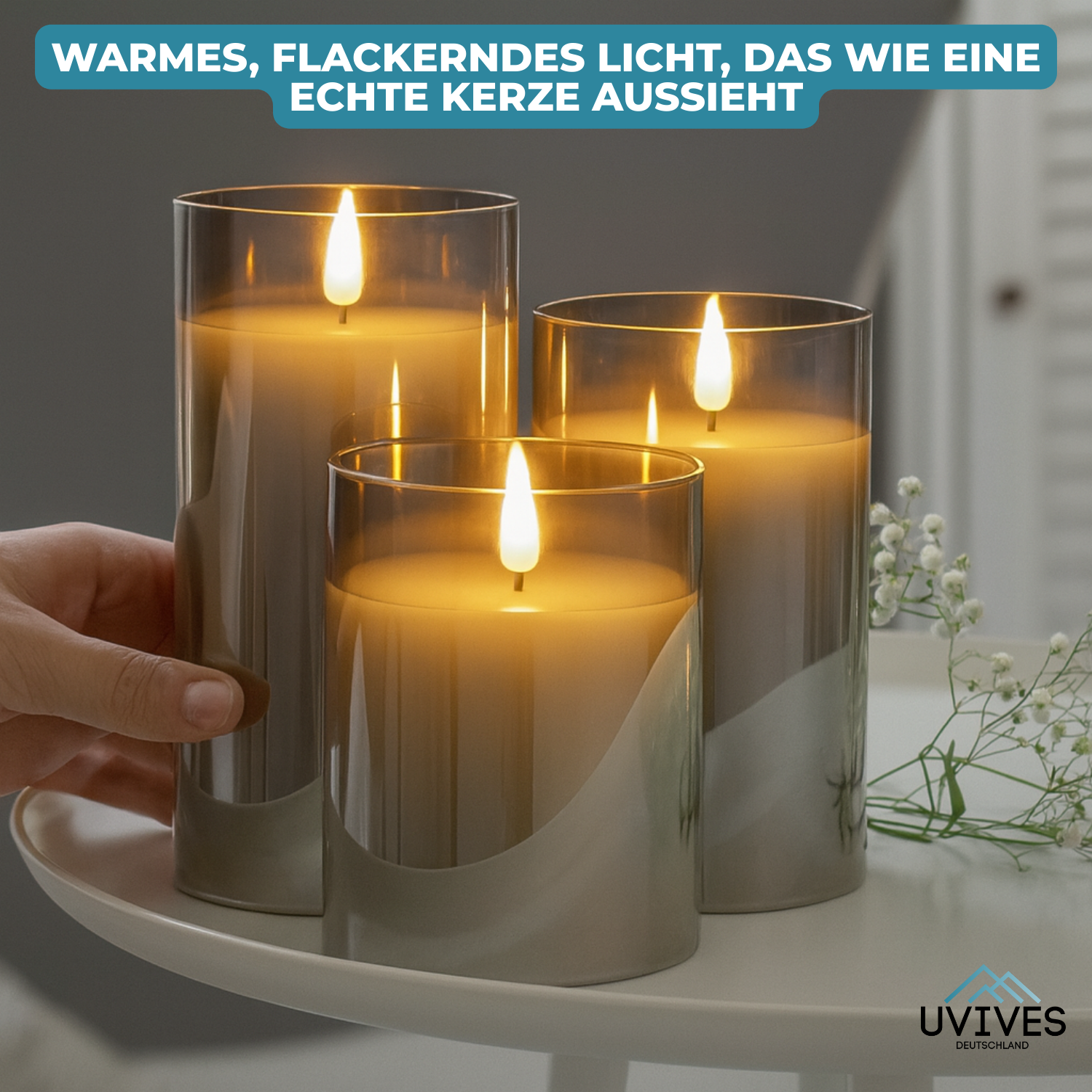 LuxCandly – Cozy light like real flames!