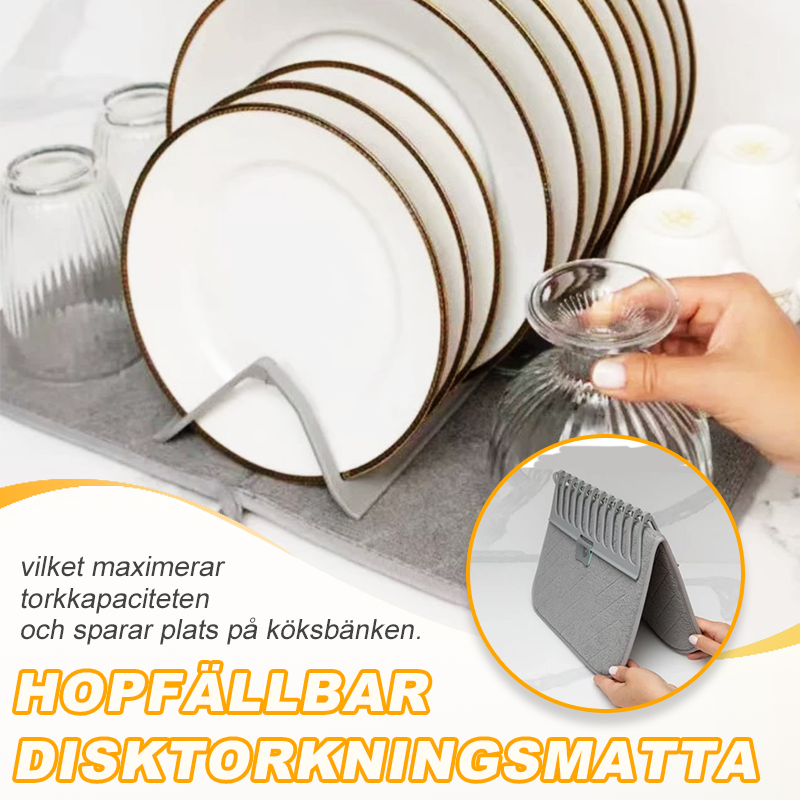 DryDish – Foldable Drying Mat for a Tidy Kitchen!