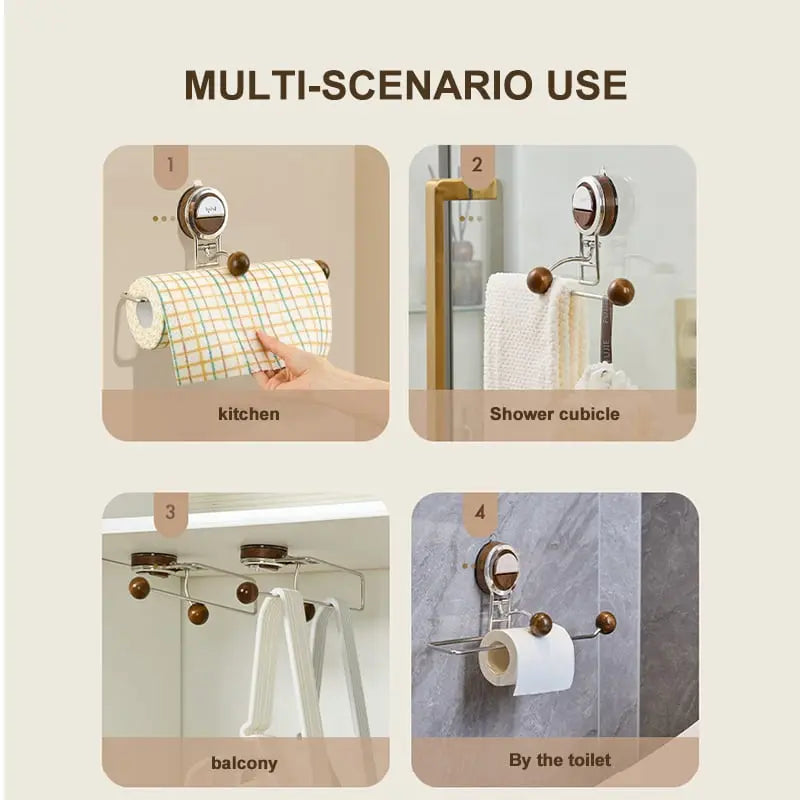 PaperRoll – Kitchen Roll Holder Without Drilling, with Style!