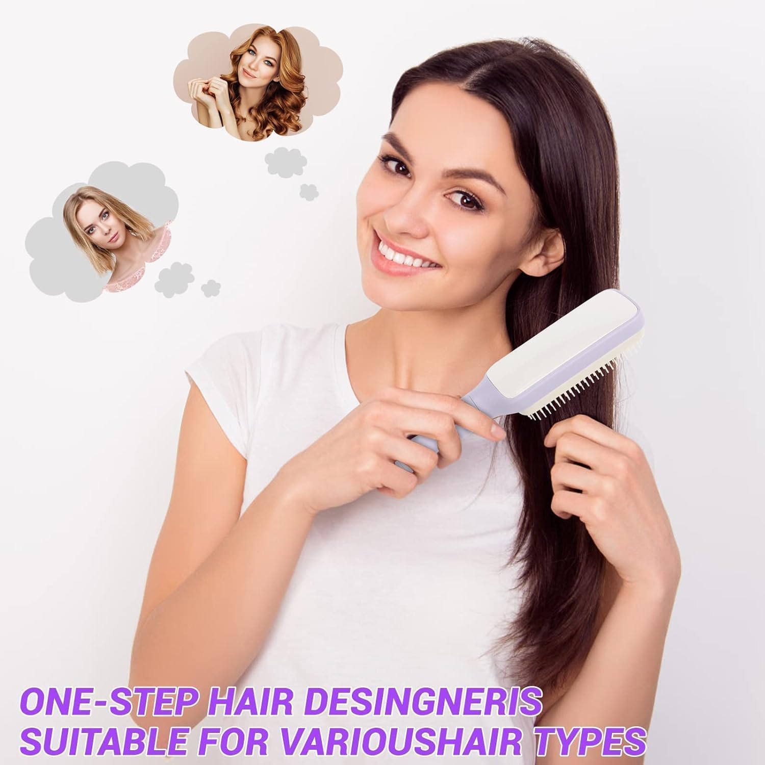 GlideEase – The Telescopic Anti-Static Comb for Effortless Detangling