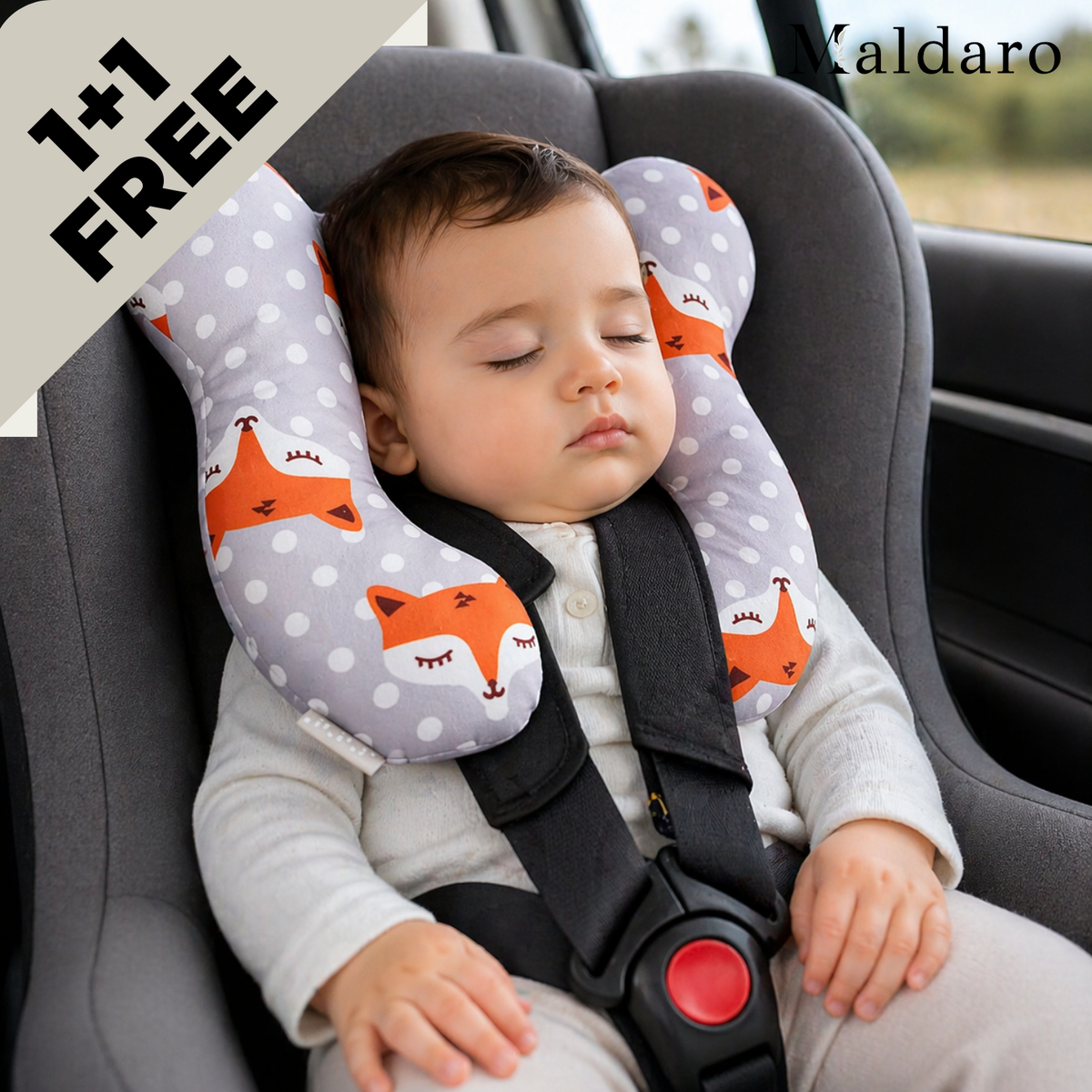 1+1 FREE |  CuddleHaven - Prevention of Flat Head Syndrome with Gentle Support Cushion