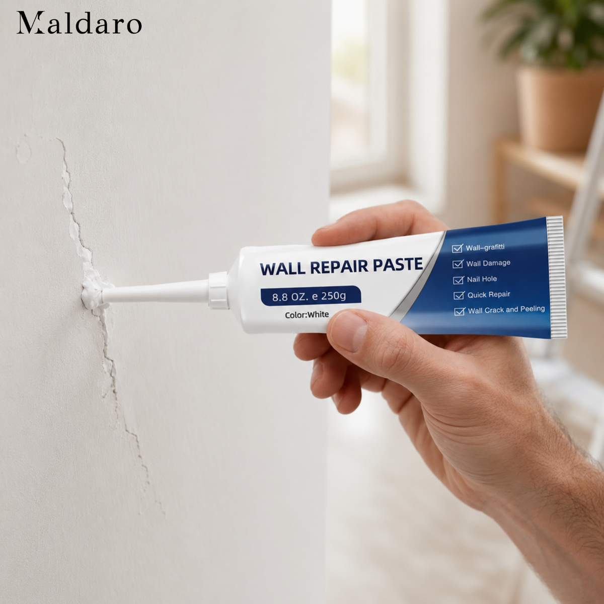 1+1 FREE | PatchQuick - Instantly Restore Walls to Flawless and Paint-Ready Condition