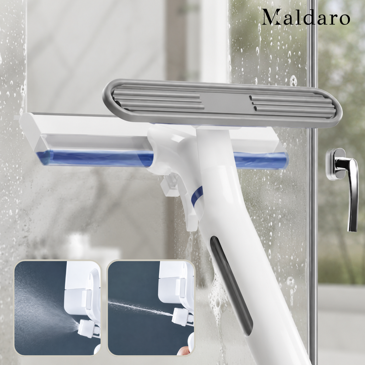 ClearView360 – Spray, Clean, and Remove Dirt from Windows in One Step