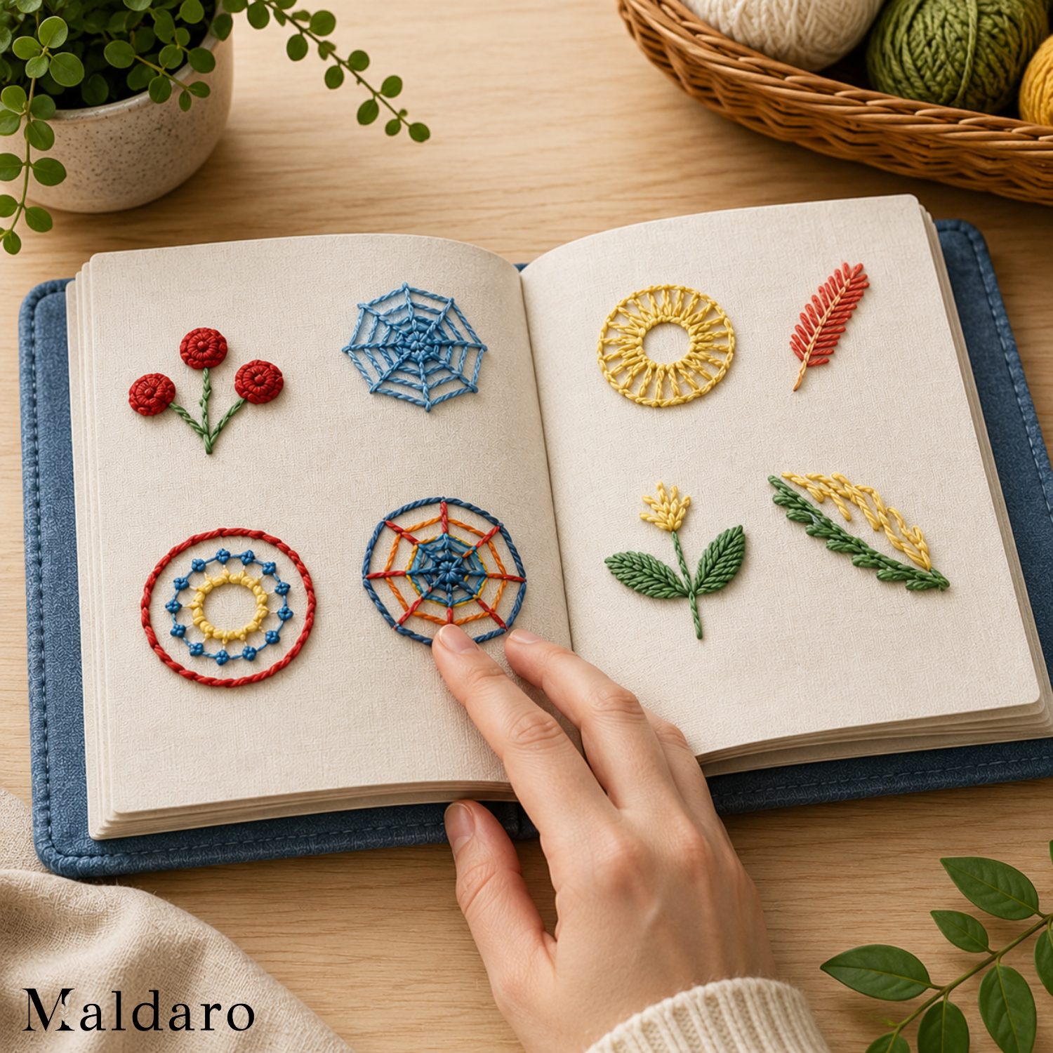 StitchSmart - Master 106 Embroidery Stitches with Step-by-Step Ease ...