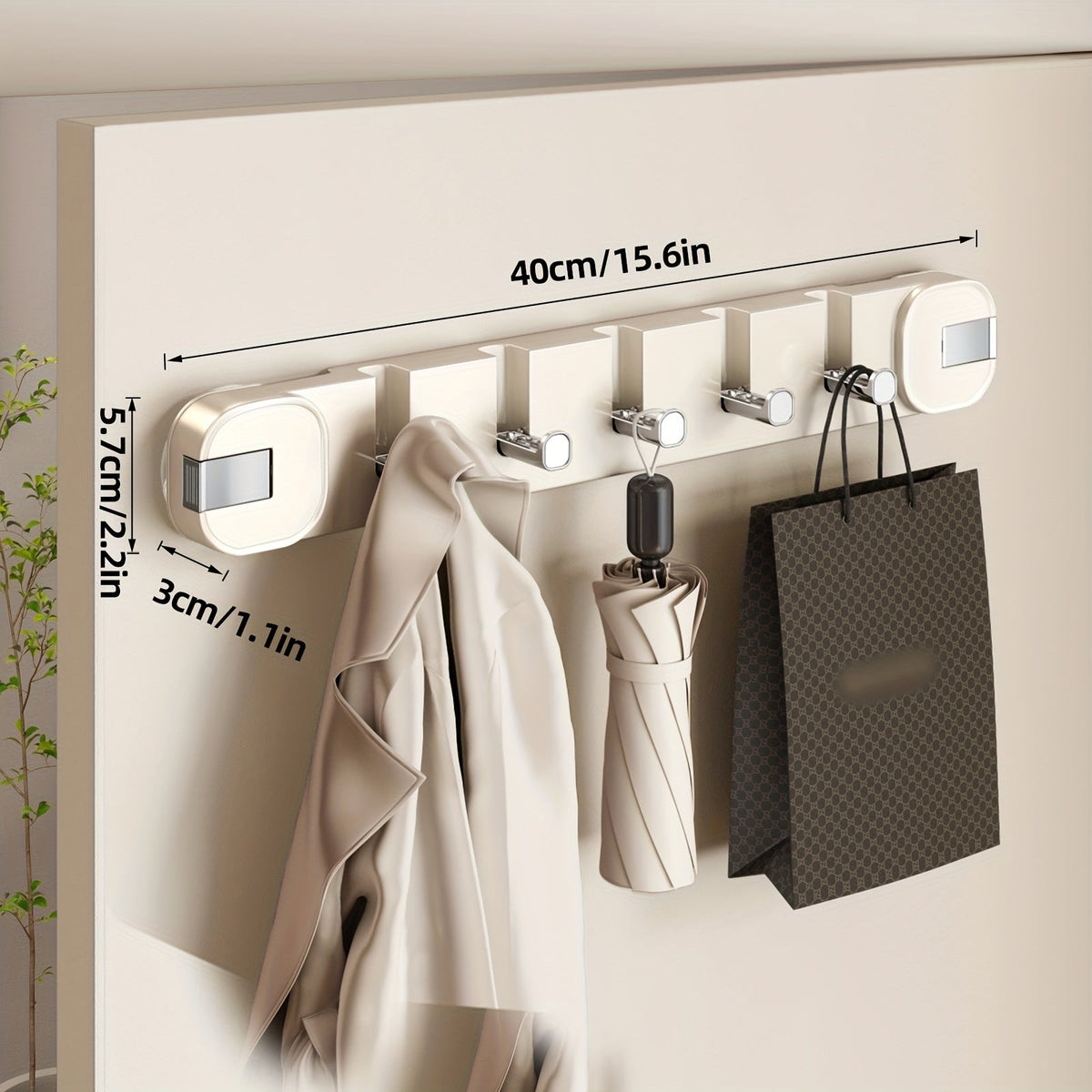 1+1 FREE | OrganizeEase – wall-mounted storage solution without damage, providing instant order
