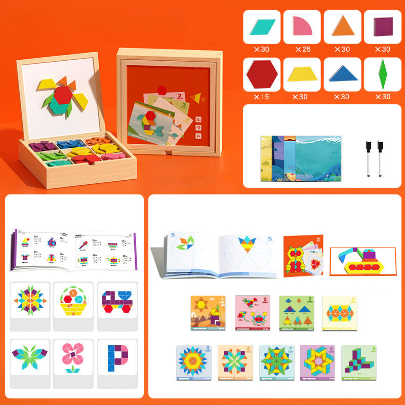 PlayMagix - Enhance Creativity and Brain Performance with Magnetic Wooden Building Blocks