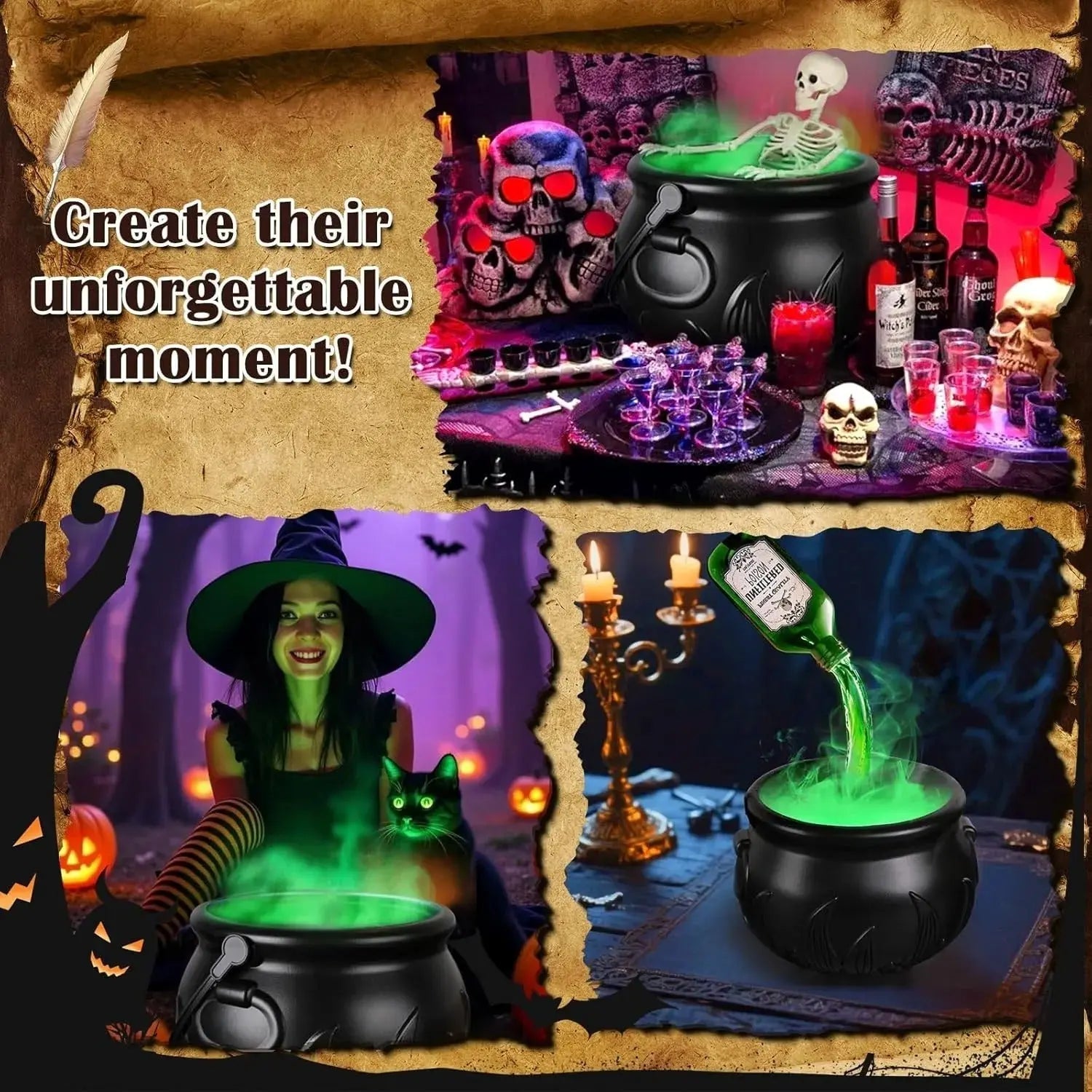 FogWitch – Your Magical Witch's Cauldron with Spooky Effect!