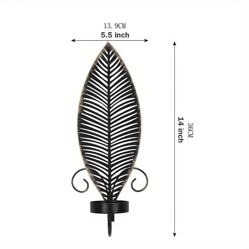 FoliGlow – Leaf-Shaped Candle Holder Set!