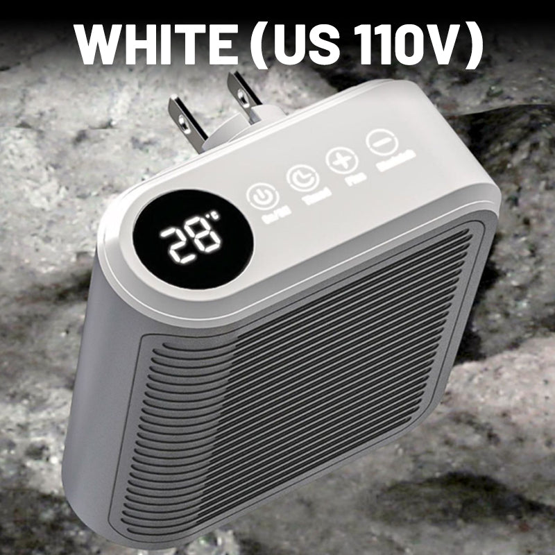 HeatWave – Compact Wall Heater with Thermostat & Timer