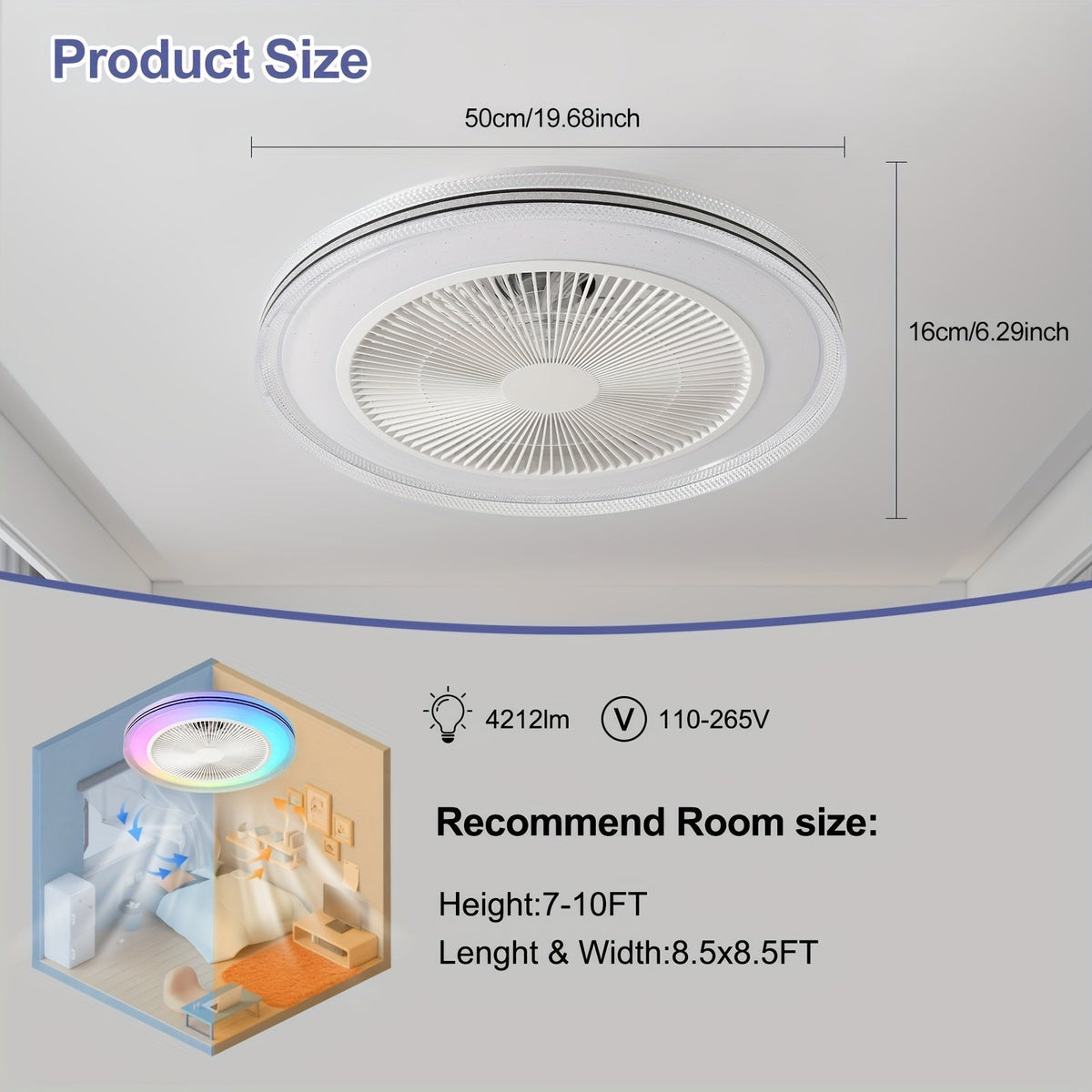 LumiWind - Perfect Cool Air and Mood Lighting Immediately