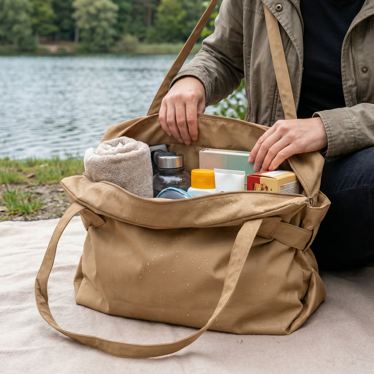 OrganixTote - Instantly Organized and Stay Dry Everywhere