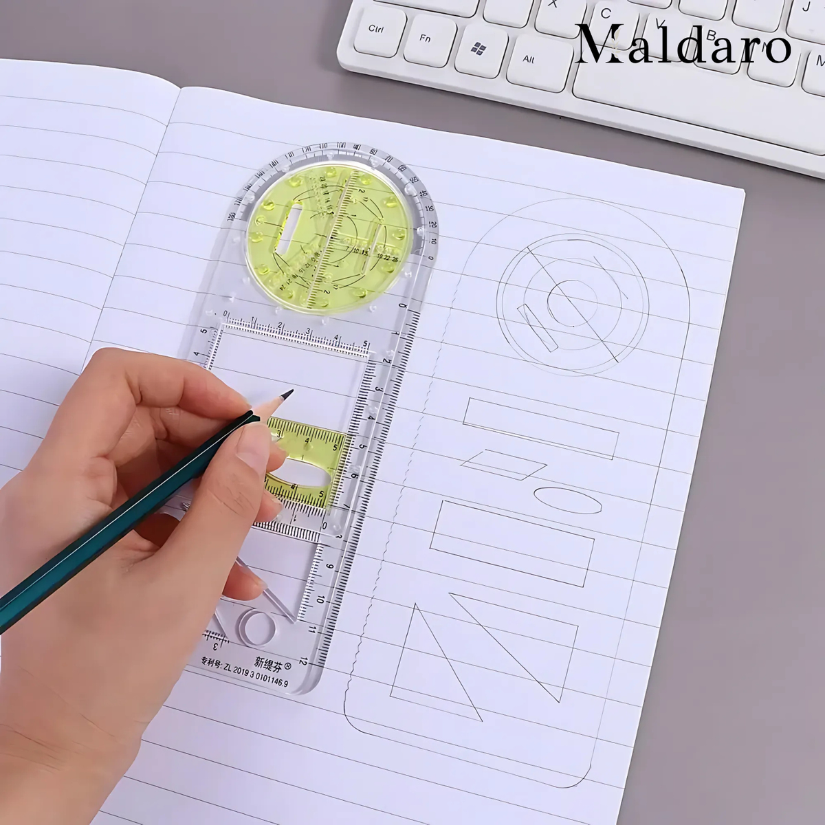 1+1 FREE | ArcSketch - Multi-function Drawing Ruler, Precision and Creativity