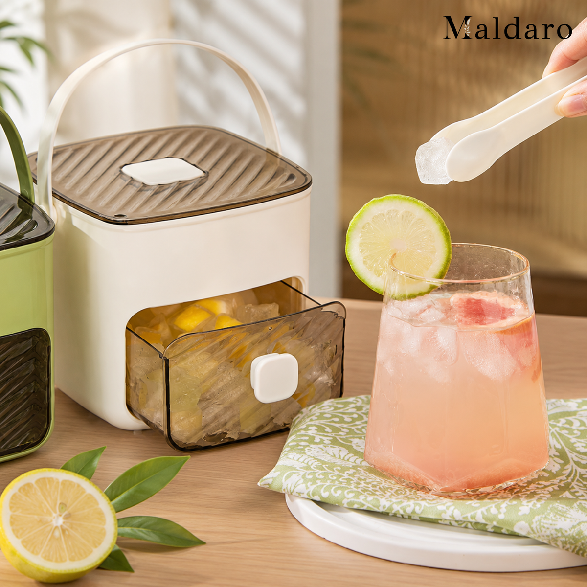 1+1 FREE | IceGlide – Effortless Perfect Ice Cubes with Just One Simple Button Press