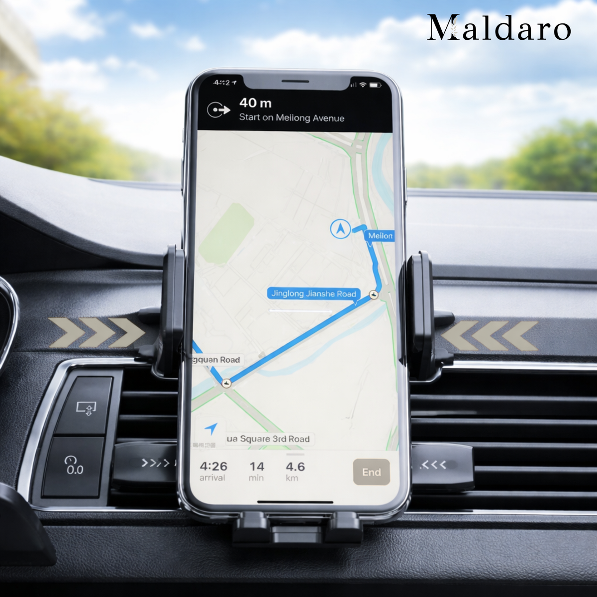 GripMount – The strong phone holder for every car ride