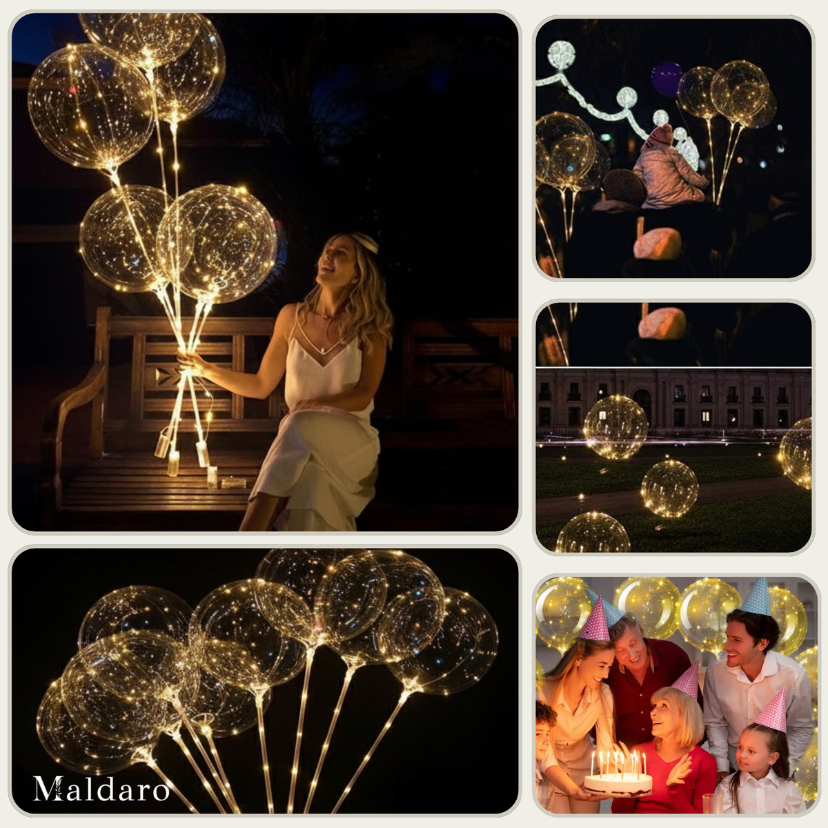 5+5 FREE | PartyBalloon - Reusable LED Balloons