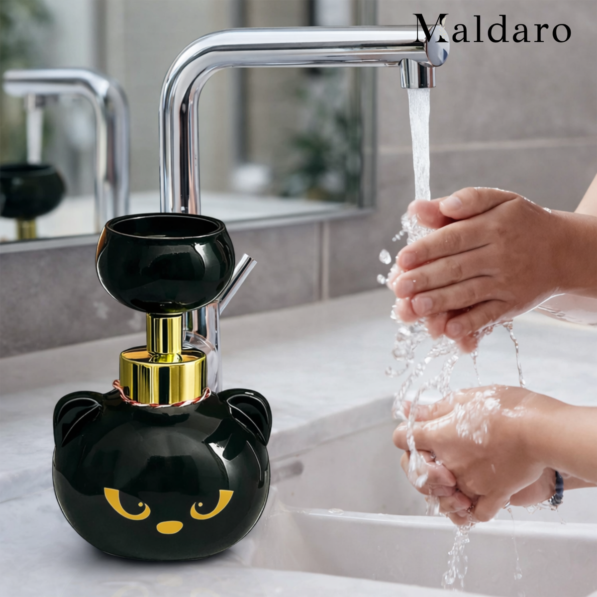 1+1 FREE | PawPure - Hands-Free Hygiene with Fun Cat Paw Foam Dispenser