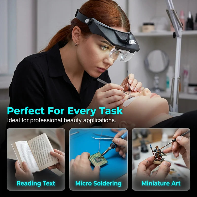 DetailScope – See tiny details hands-free with bright LED clarity