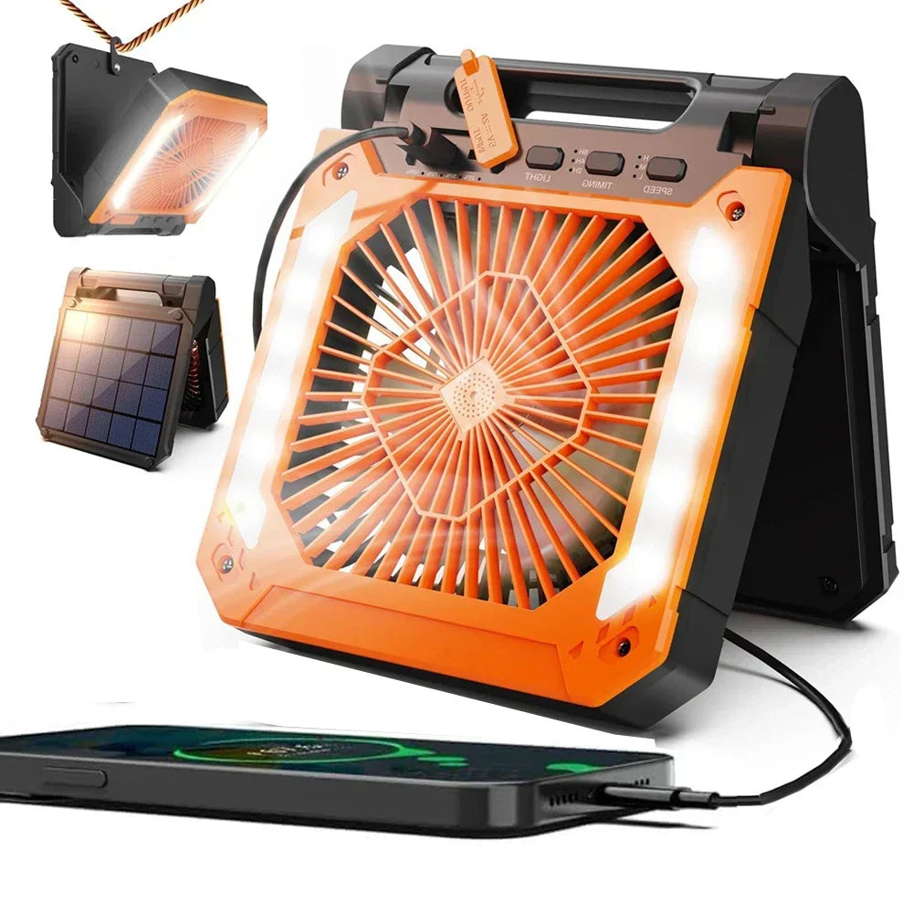 BreezeBeam – Portable Solar Fan